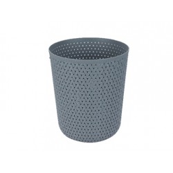 Caino Round Basket W/O Lid 17L, White & Grey