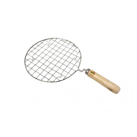 Round Jali/Oven Grill w/WoodenHandle, dia 23xL38.5cm Round Jali/Oven Grill w/WoodenHandle, dia 23xL38.5cm