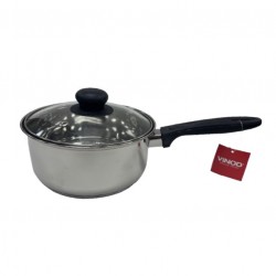 Capsule Bottom Saucepan w/G Lid, Elegant -16cm