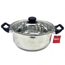 Capsule Bottom Saucepot w/G Lid, Elegant - 20cm 