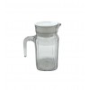 Glass Jug 745 ml with white lid (PWCR-745), 24/C