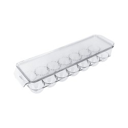 2 PCS 14 EGG HOLDER SIZE:14.5"L X 4.5" W X 3"H