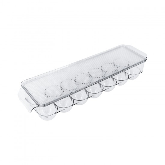 2 PCS 14 EGG HOLDER SIZE:14.5"L X 4.5" W X 3"H