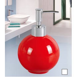 Red Round Soap Dispenser  36/C