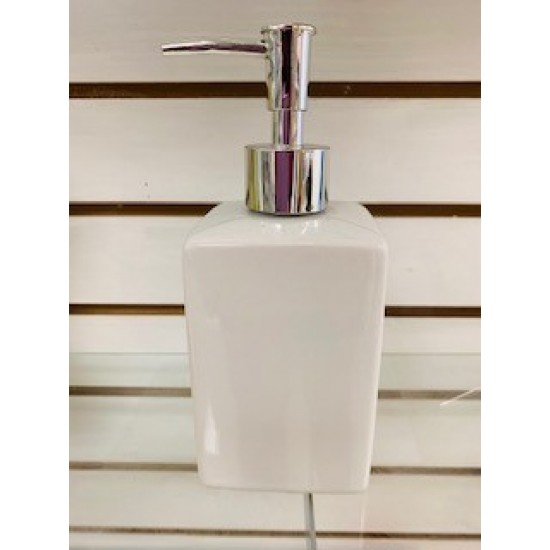 Square White Soap Dispenser 48/C
