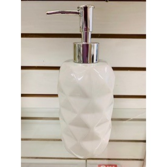 Round White Soap Dispenser 48/C