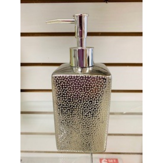 Square Silver Soap Dispenser 48/C