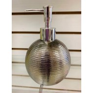 Round Silver Soap Dispenser 48/C