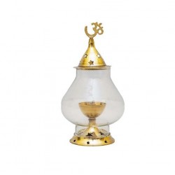  Brass Diya Batti - Glass (LAMP)