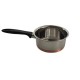 3pcs. Milk Pan Copper Cladded/ No lid 15/16/18cm 3pcs. Milk Pan Copper Cladded/ No lid 15/16/18cm