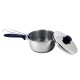 Chips Fryer,Encapsulated Pan W/ Wire Basket & Lid 20cm
