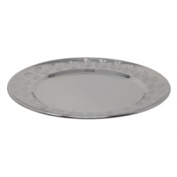 Flat Dinner Plate 25cm, Heavy   