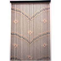 Wooden Beaded Curtain (Design C),12/C M/4