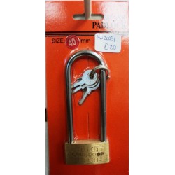 Heavy Duty Lock-40mm.---Long Shackle,96/C M/24