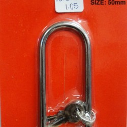 Heavy Duty Lock--50mm Long Shackle,72/C M/12