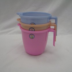 1 Litre Plastic Mug (Assorted Colours),48/C