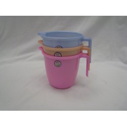 1 Litre Plastic Mug (Assorted Colours),48/C