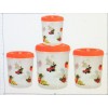 Conical Storage Container 4 pcs Set 3,5,7,10 L