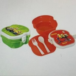 Square Plastic Kids Lunch Box 96/C