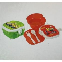 Square Plastic Kids Lunch Box 96/C