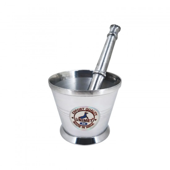 Mortar & Pestle, Aluminum,   # 5  (UNICORN), LARGE