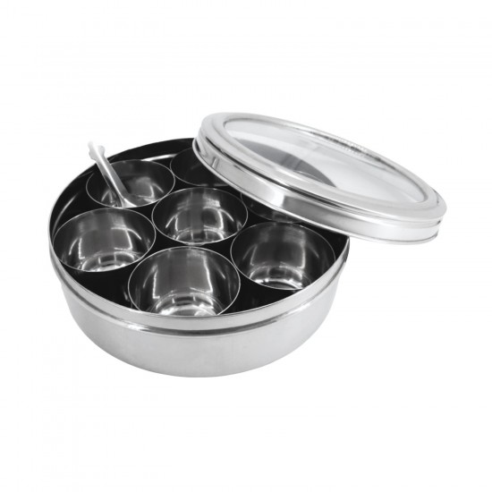 Spice Container (Masala Dabba) # 13/22cm  SEE THROUGH