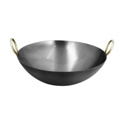 Iron WOK (Kadai), (Round) # 18,  45cms  