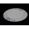 14' Oval Platter (Blue & White),24/C M/12