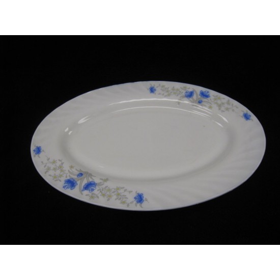 14' Oval Platter (Blue & White),24/C M/12