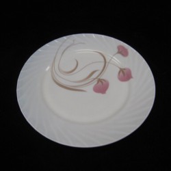 8' Opalware Plate ( Pink )