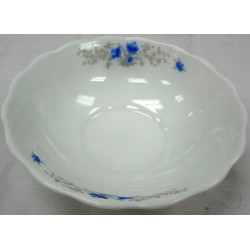 6' Opalware Bowl (Blue & White) 72/C