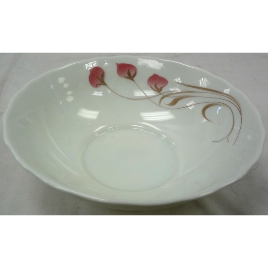 8' Opalware Bowl (Pink & White),36/C