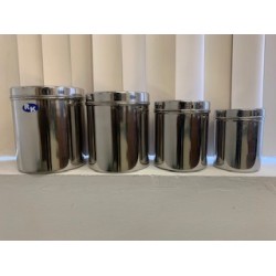 4 pcs S/S Canister Set- small 