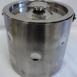 S/S Ice Bucket With Dimple Design (16cmX16cm),12/C M/4