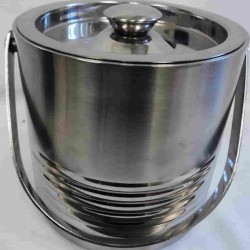 S/S Ice Bucket With 6 Broad Ribbs (16cmX16cm),12/C M/4
