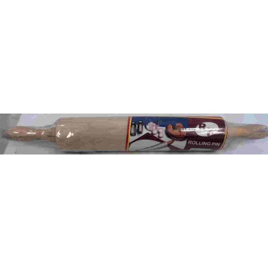 Wooden Rolling Pin - Rotatable (Thin:17.5x1.75"),20/C M/10