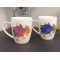 Flower Design Coffee Mugs (ROUND),72/C