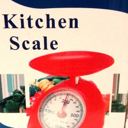 Round Kitchen Scale