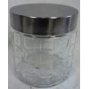 600 ML Jar with S/S Lid Square Design,24/C
