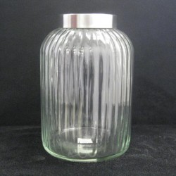 5L Glass Jar with S/S Lid-6/C