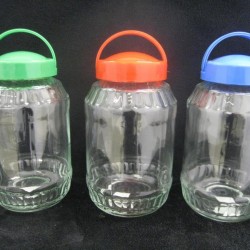 3 L Glass Jar with Handle-6/case