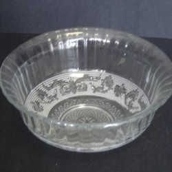 8' Art design Glass Bowl,18/case