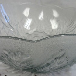 8.8'' Rose design Glass Bowl,12/case