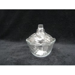 4.5' Glass Dish With Cover,36/C