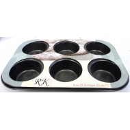 6 Cup Muffin Pan (25.5 X18cm),34/C