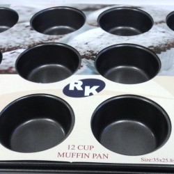 12 Cup Muffin Pan (35 X 26.5cm),24/C