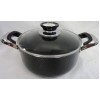Non Stick 20cm Cooking Pot w/cover and 2 ears,8/C