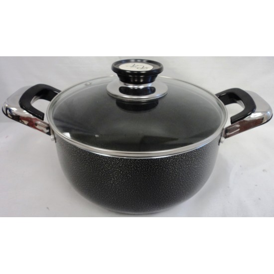 Non Stick 20cm Cooking Pot w/cover and 2 ears,8/C