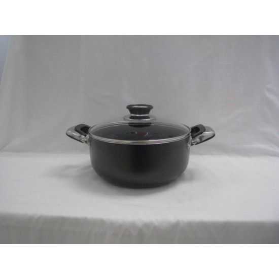 Non Stick 22cm Cooking Pot w/cover and 2 ears,8/C