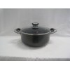 Non Stick 24cm Cooking Pot w/cover and 2 ears,8/C